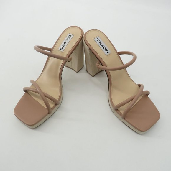 Steve Madden JoJo Women's Tan Slip On Sandal Size 11 NIB $100 - Picture 7 of 8